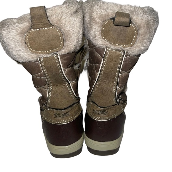 Khombu Shelby Faux Fur Lined Lace Up Winter Boots - Picture 5 of 8